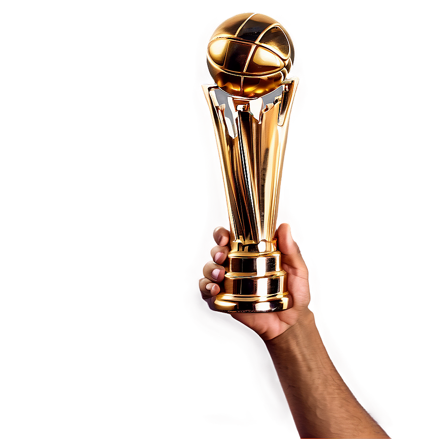 Hand Holding Nba Trophy Png 76