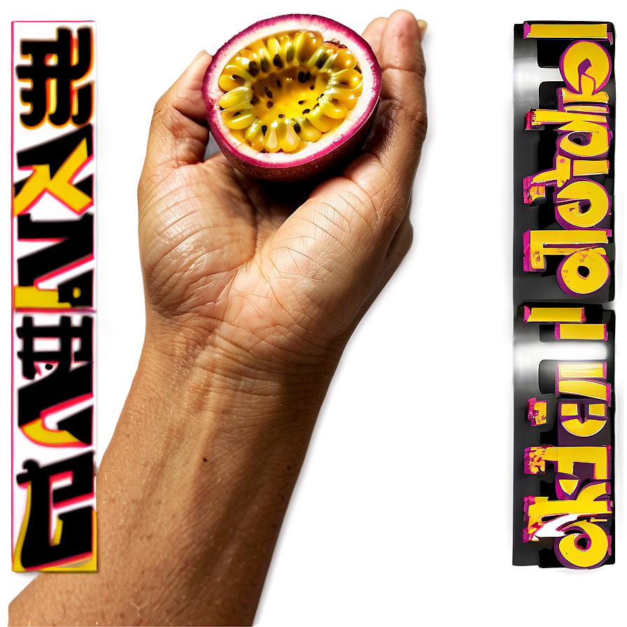 Hand Holding Passion Fruit Png 32