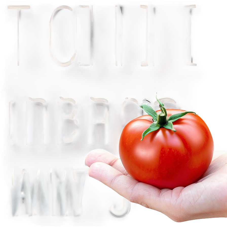 Hand Holding Tomato Png Oel