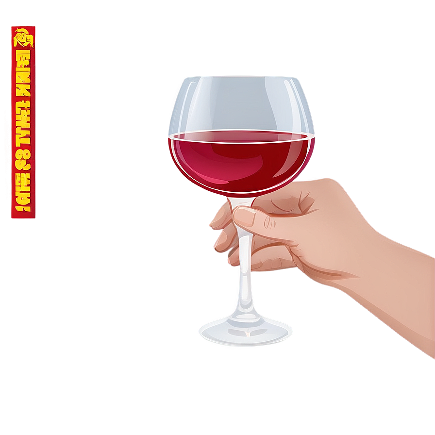 Hand Holding Wine Glass Png Anq59