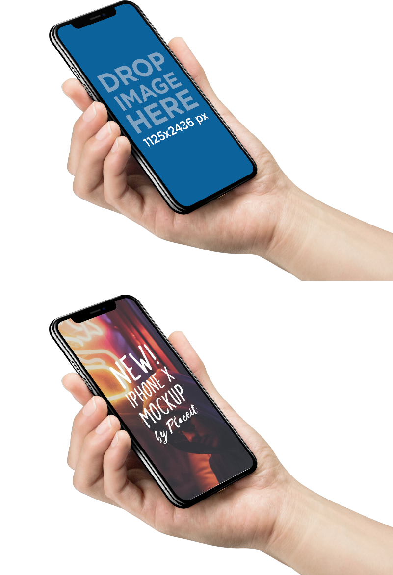 Hand Holdingi Phone Mockup