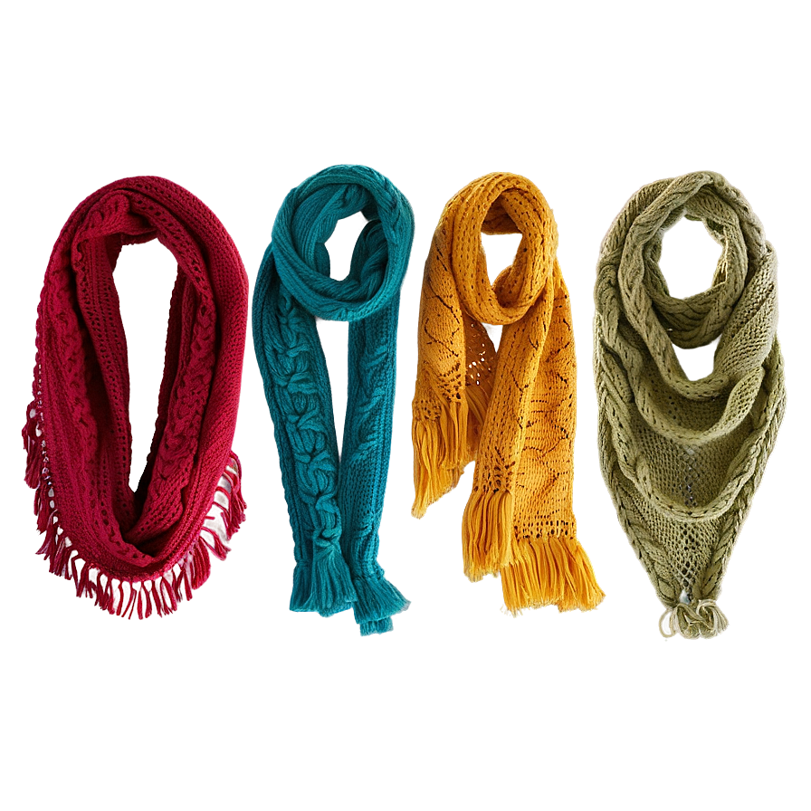 Hand Knit Scarves Png Tpx16