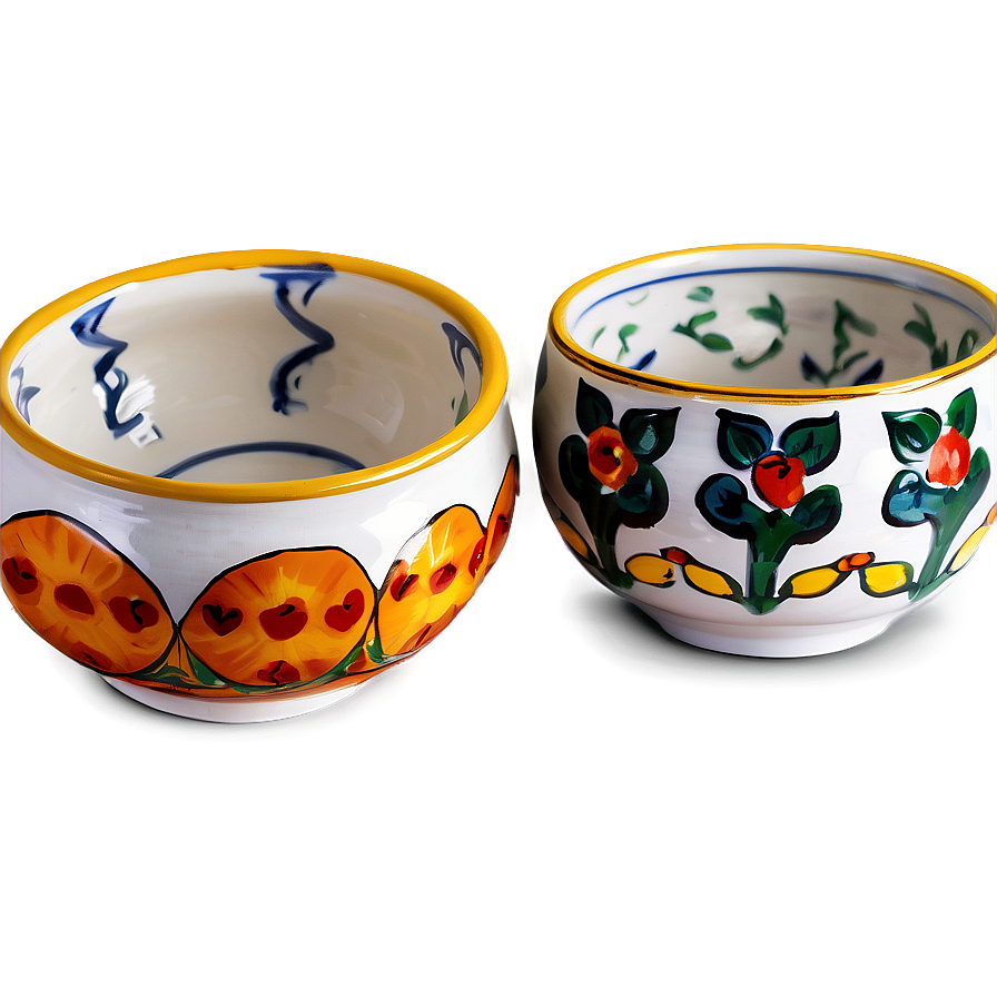 Hand-painted Ceramic Bowls Png 98