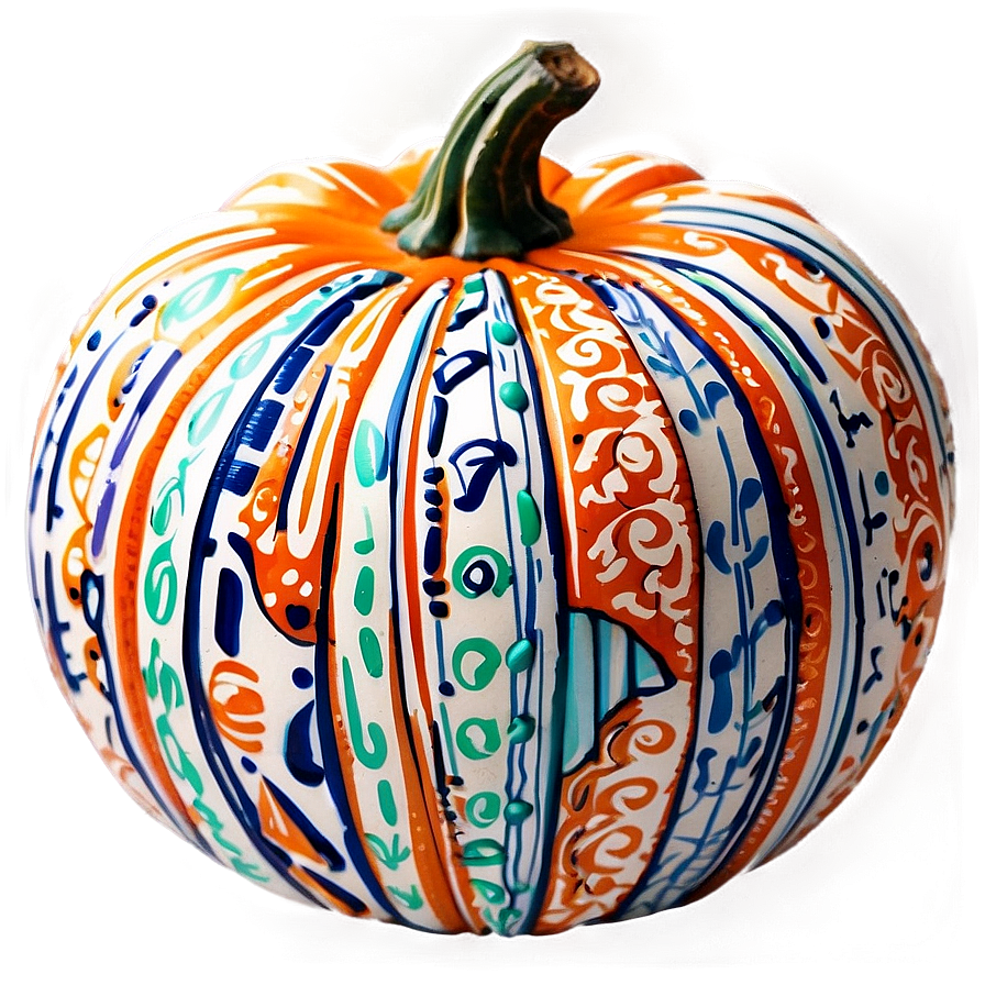 Hand-painted Pumpkin Png Dpc