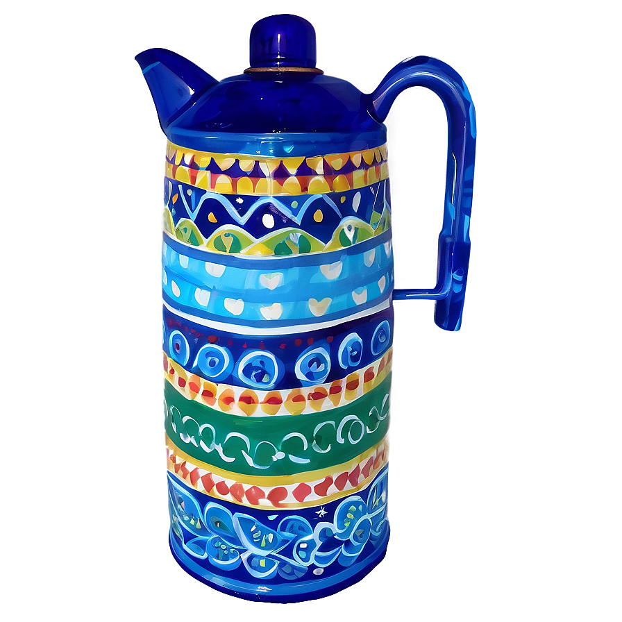 Hand Painted Water Jug Png 45