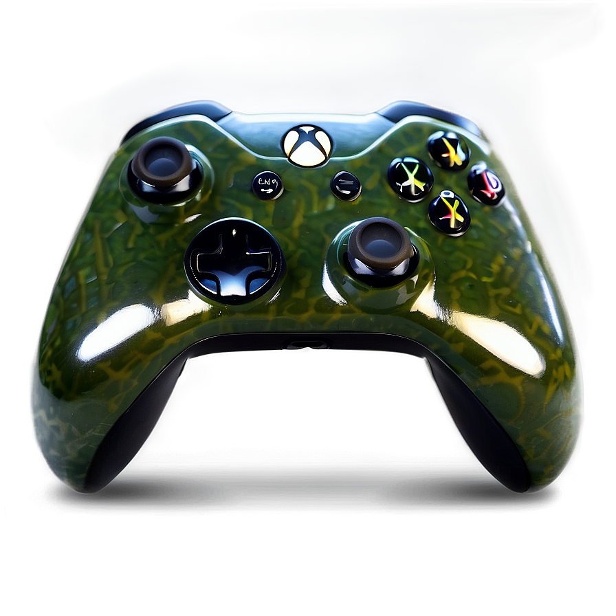 Hand Painted Xbox Controller Png Arp61