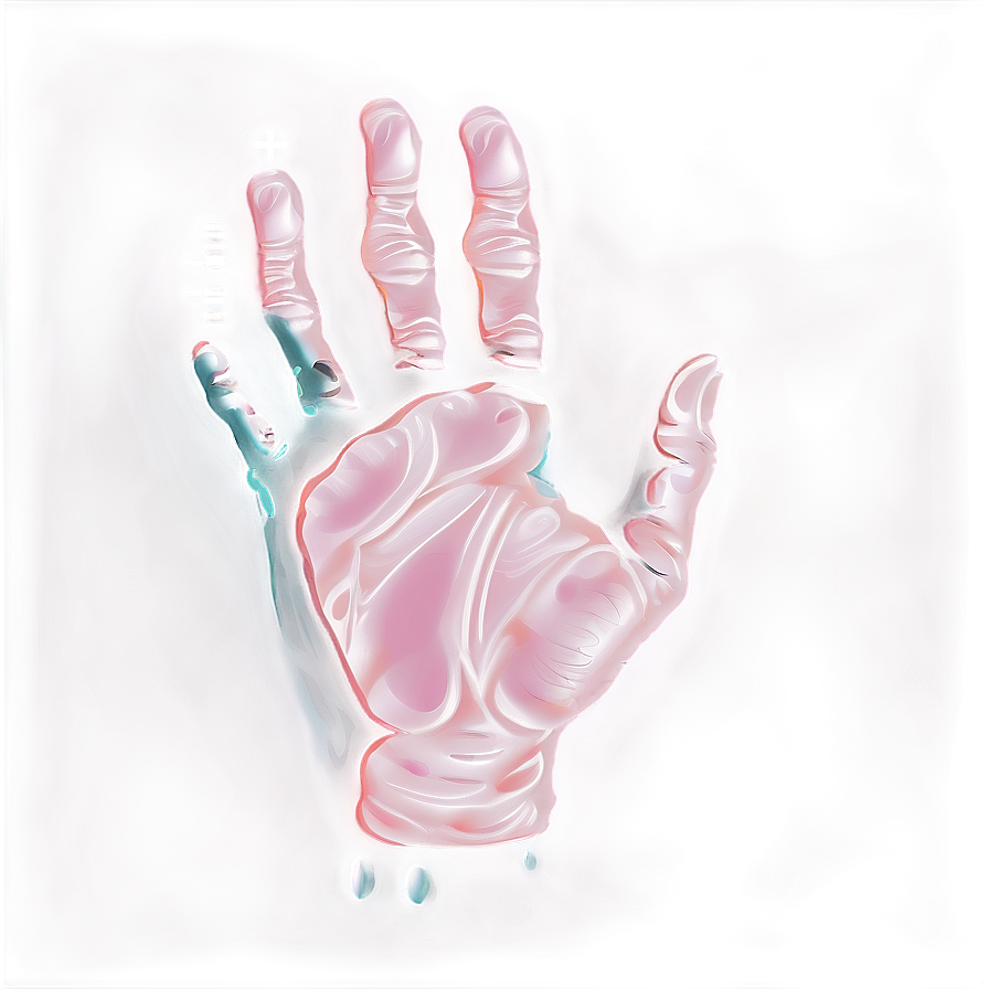 Hand Print Png Jjg73