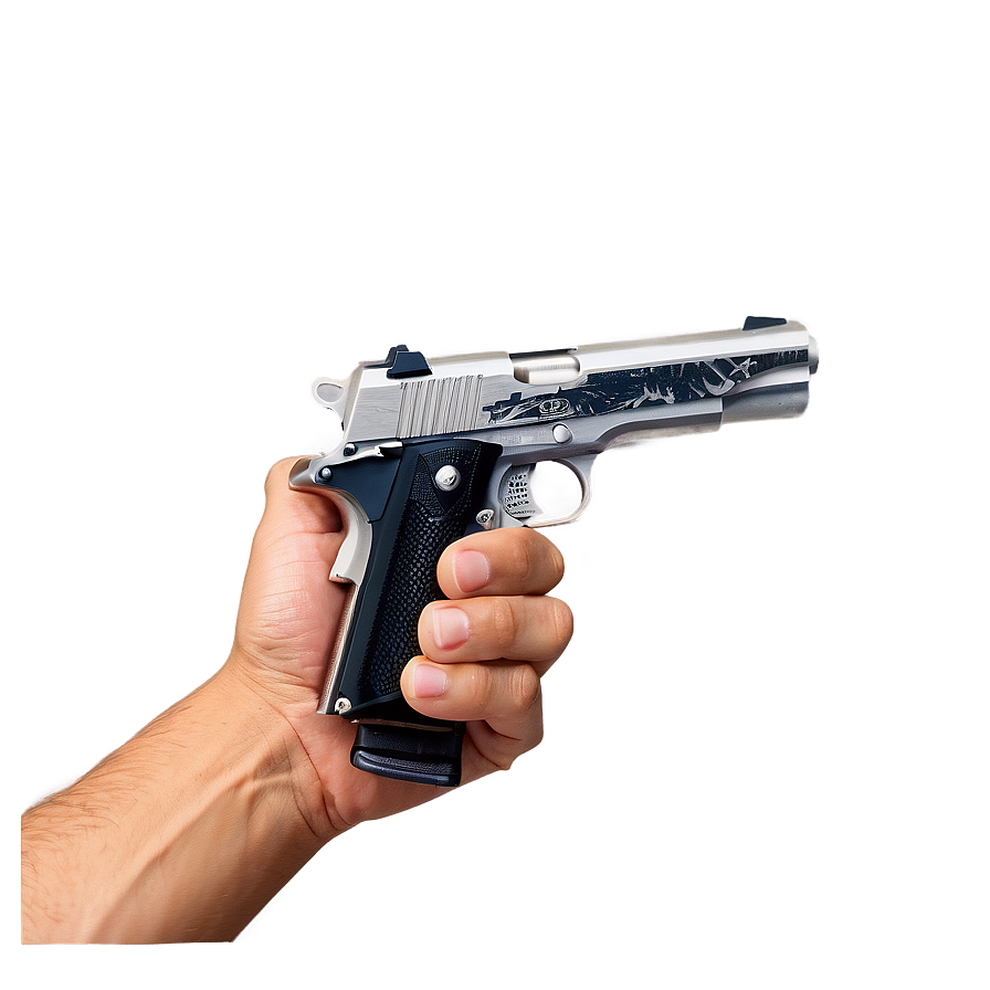 Hand With Pistol Png 06122024