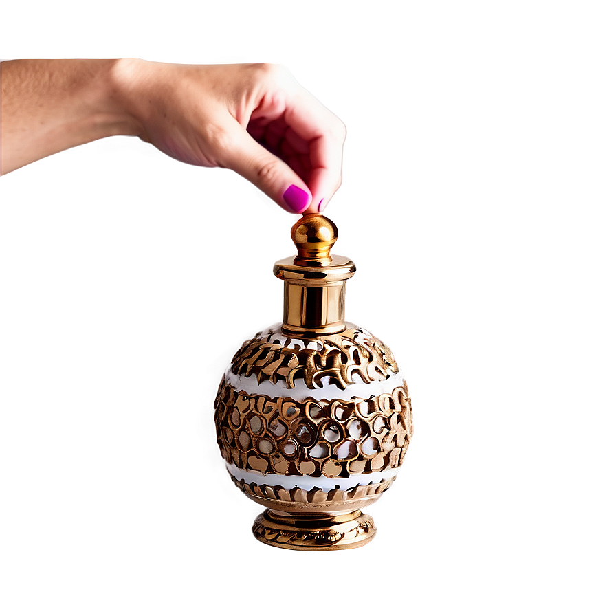 Handcrafted Ceramic Perfume Bottle Png 33