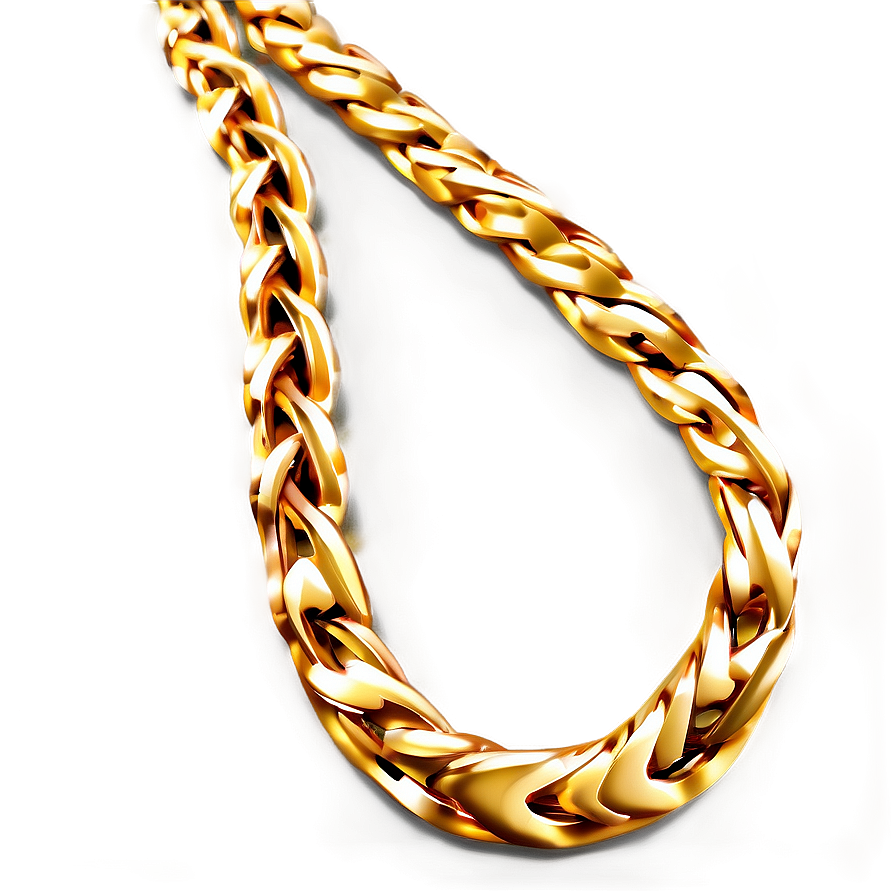 Handcrafted Gold Chain Png Rqi