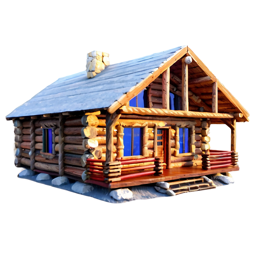 Handcrafted Log Cabin Png 34