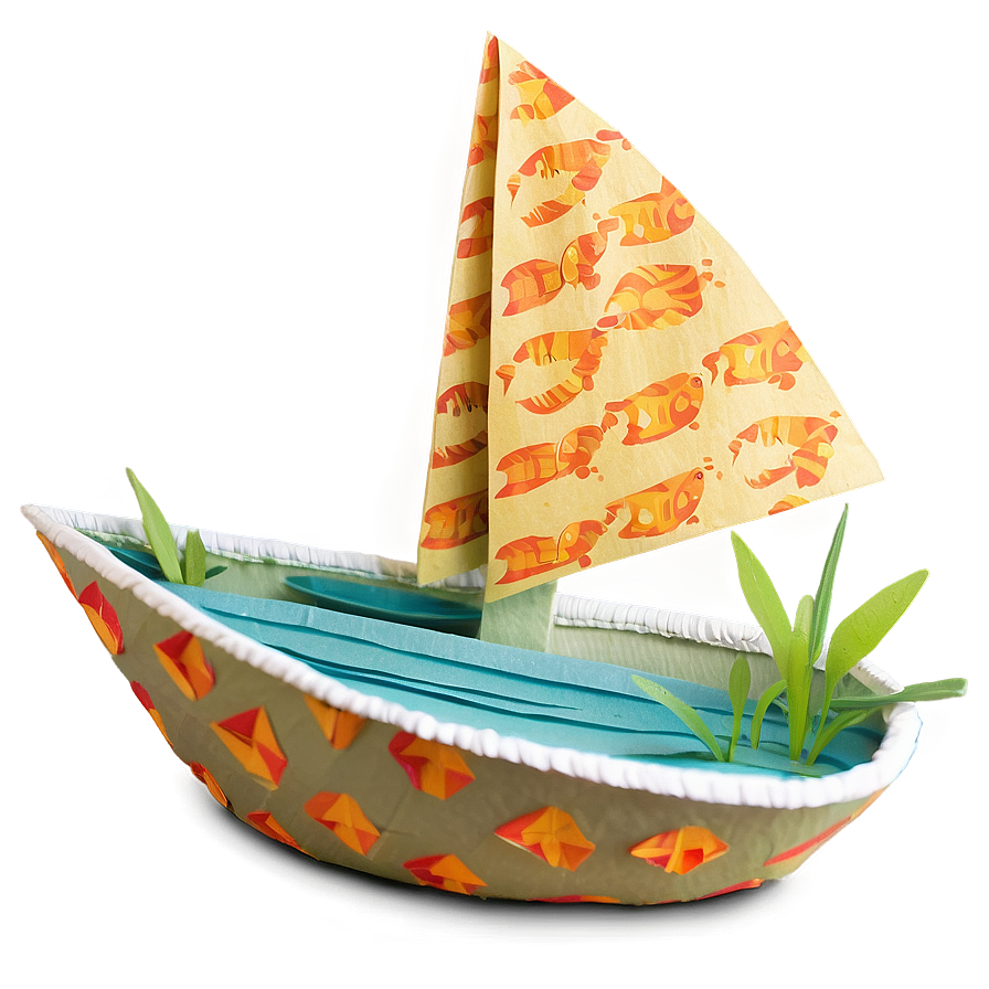 Handcrafted Paper Boat Collection Png Apf43