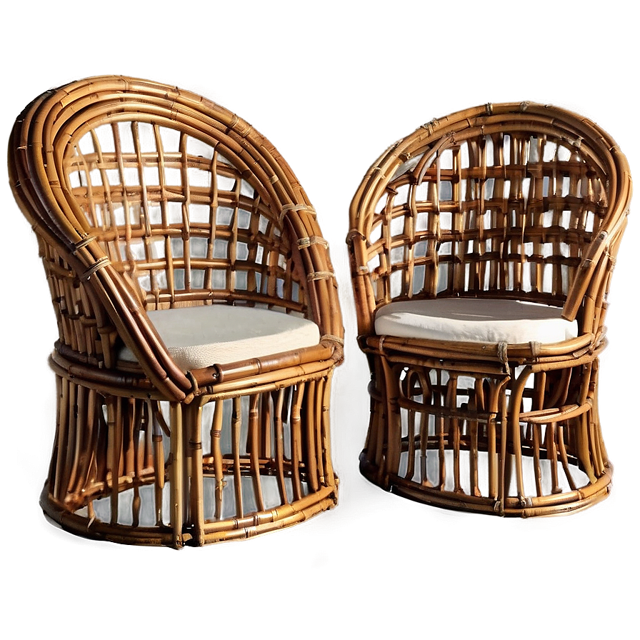 Handcrafted Rattan Armchair Png Ahv