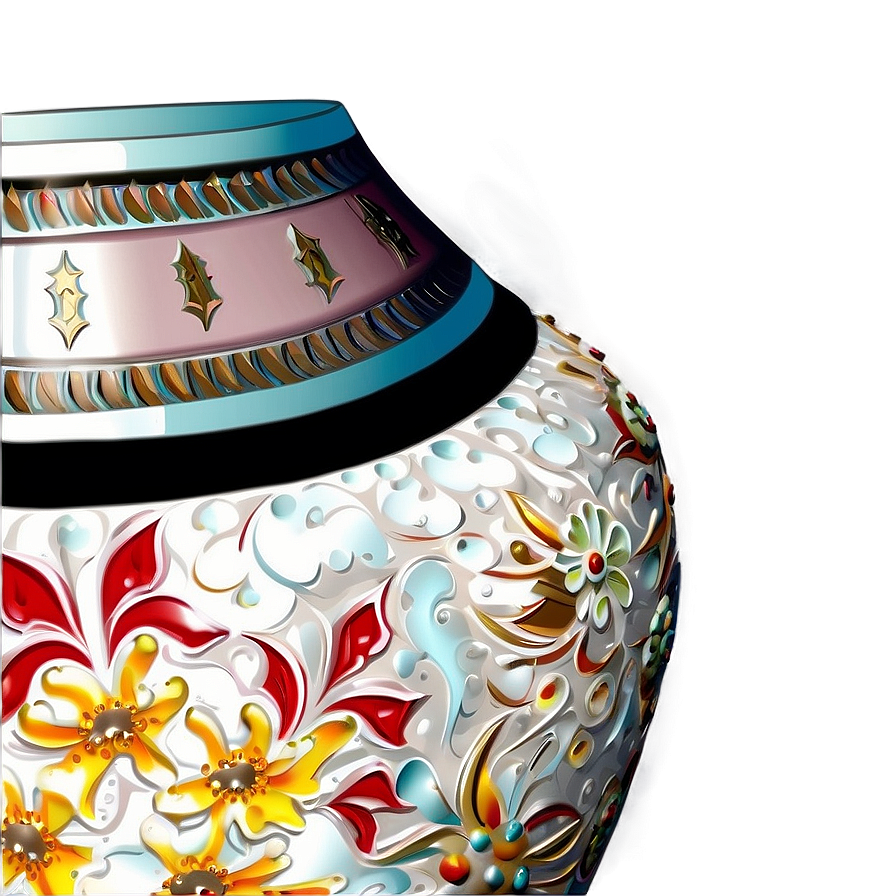 Handcrafted Vase Png 05252024