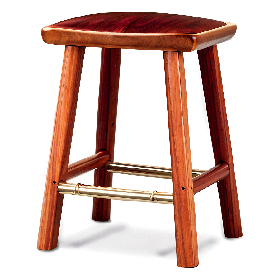 Handcrafted Wood Barstool Png 78