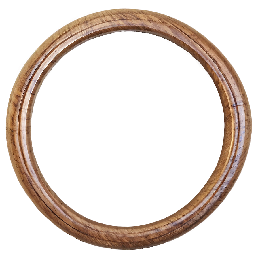 Handcrafted Wood Circle Png 06282024