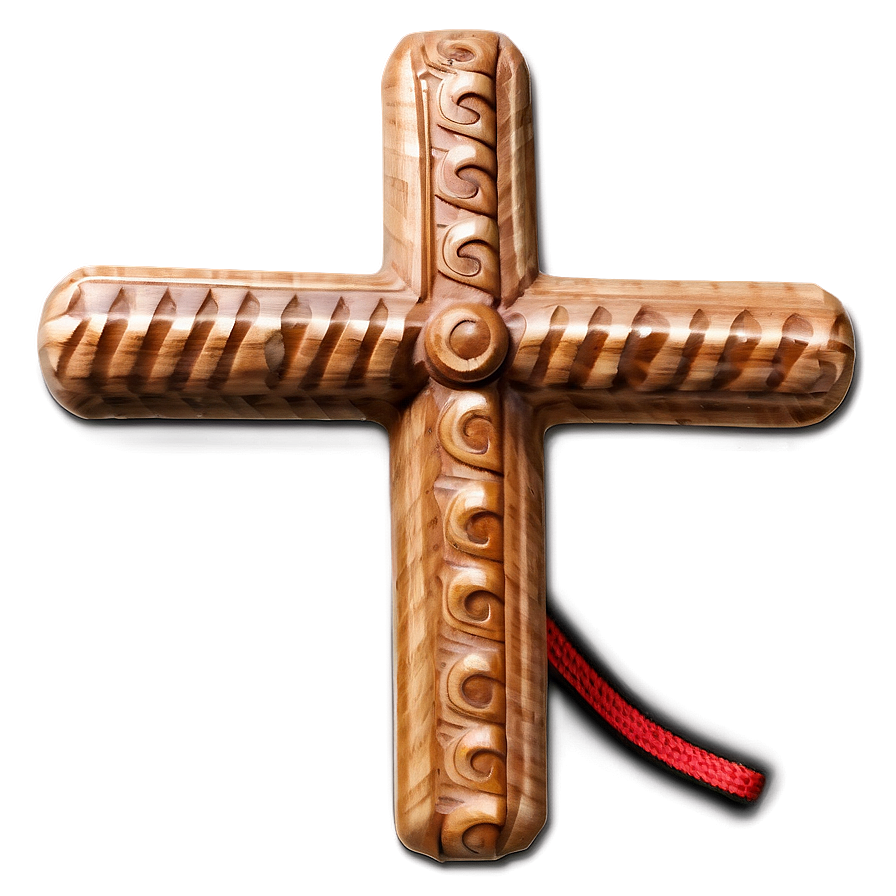 Handcrafted Wooden Cross Png Voi