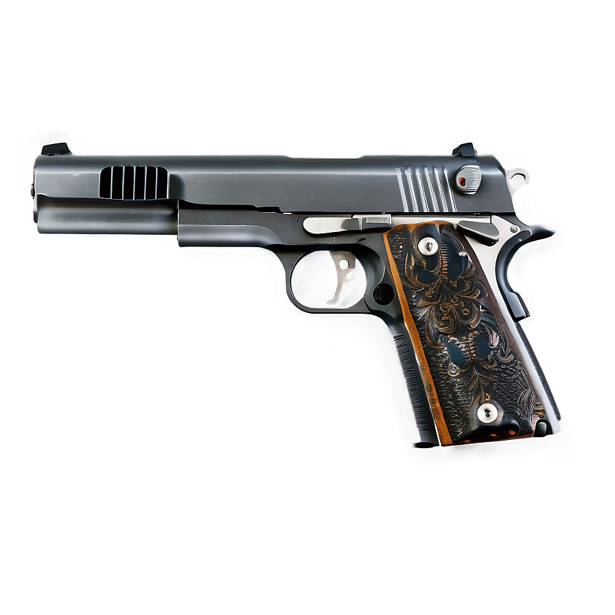 Handgun Transparent Side View Png Obt