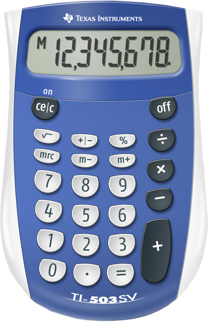 Handheld Calculator Texas Instruments