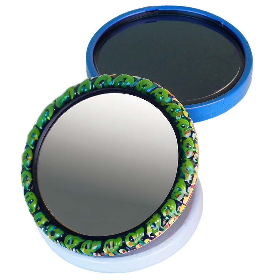 Handheld Circle Mirror Png 41