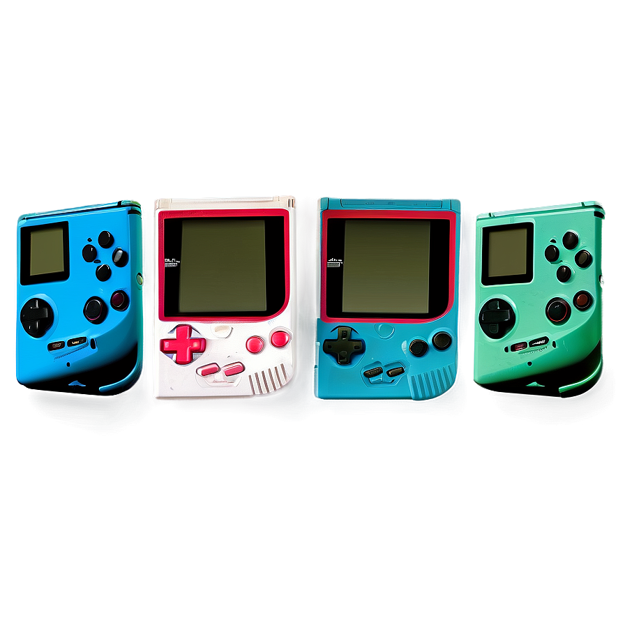 Handheld Gameboy Console Png 96