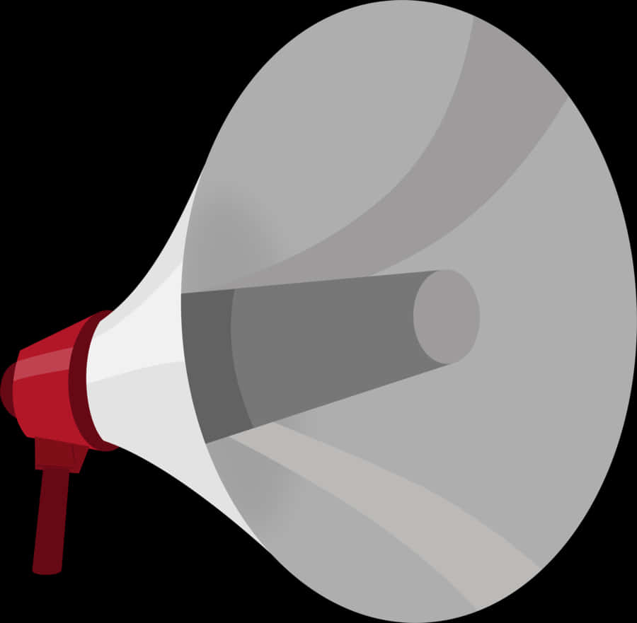 Handheld Megaphone Vector Illustration