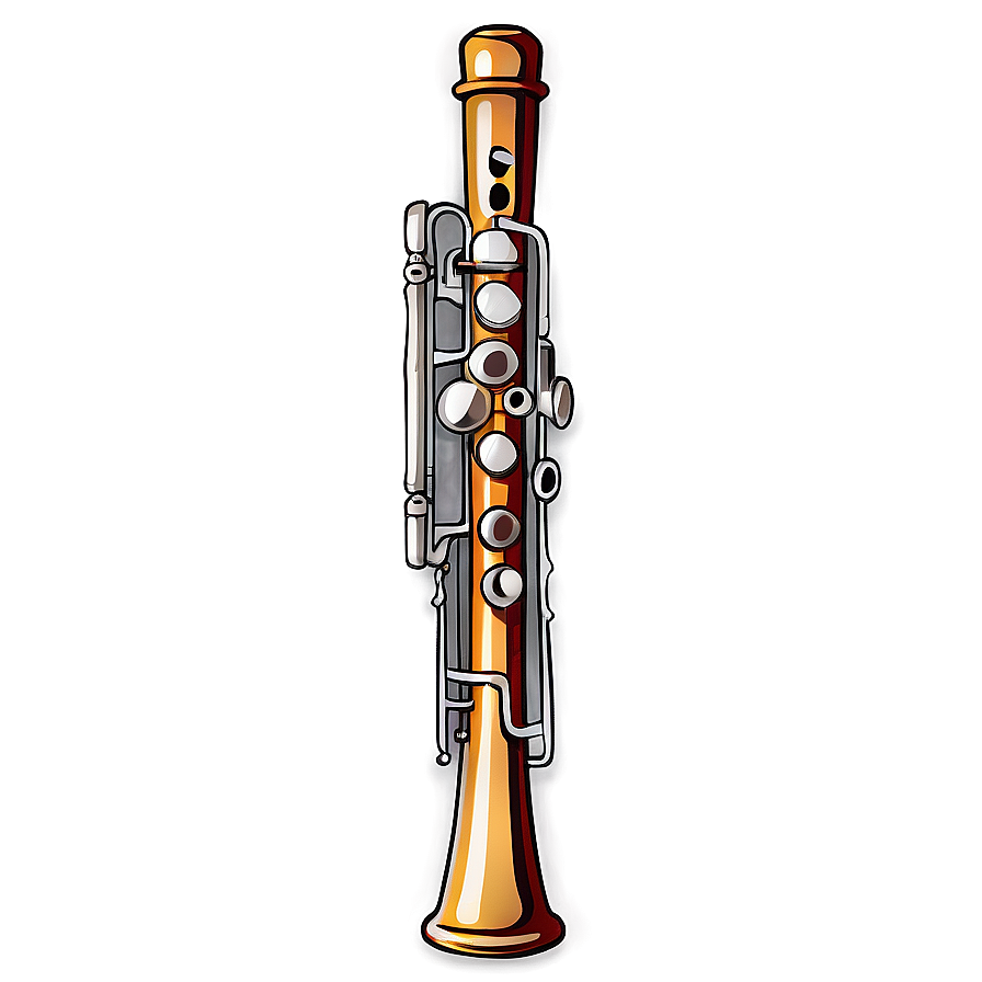 Handheld Oboe Artwork Png Lcm78