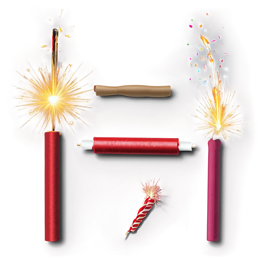 Handheld Sparklers And Firecrackers Png 06242024