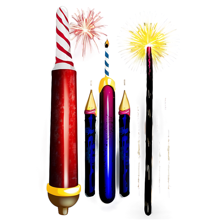 Handheld Sparklers And Firecrackers Png 40