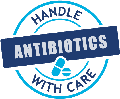 Handle Antibiotics With Care Logo