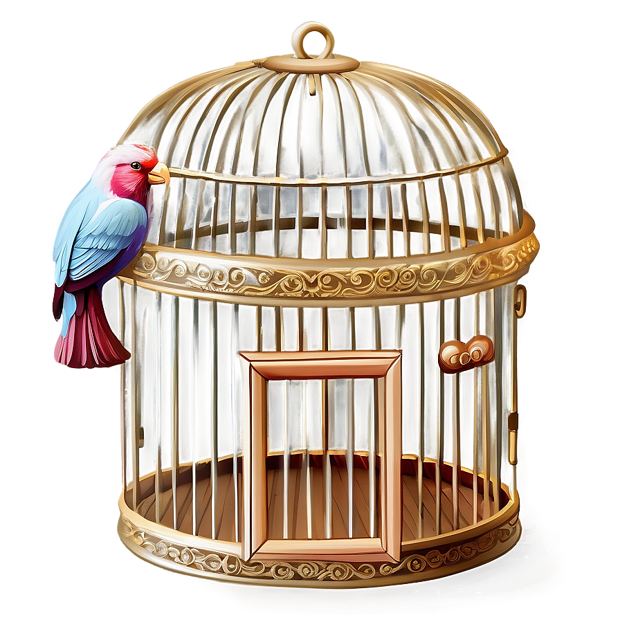 Handmade Bird Cage Png 79