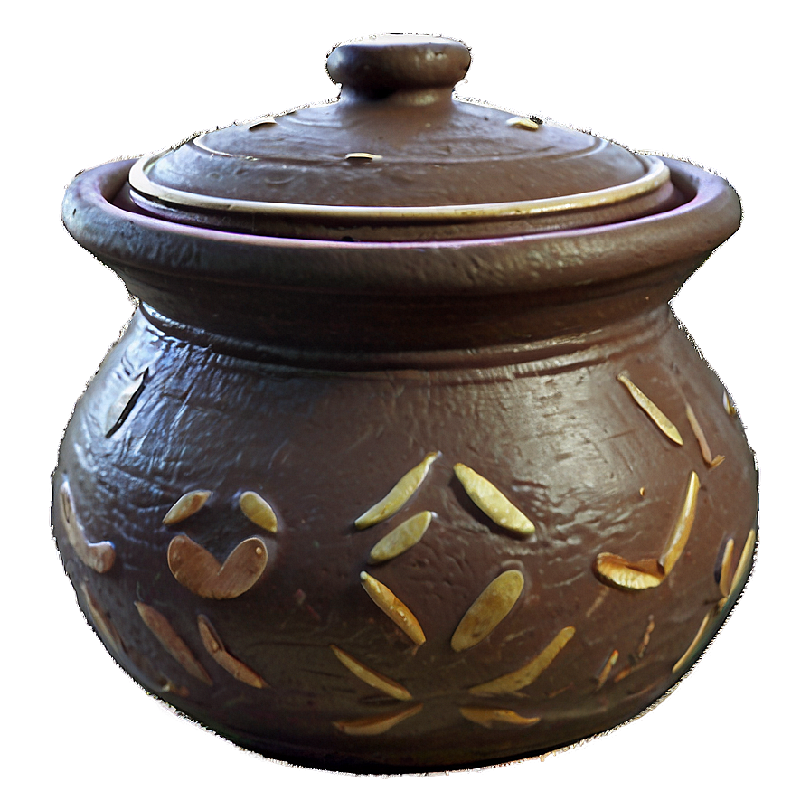 Handmade Clay Cooking Pot Png 60