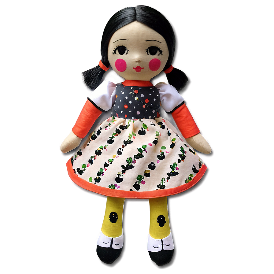 Handmade Cloth Doll Png 06112024