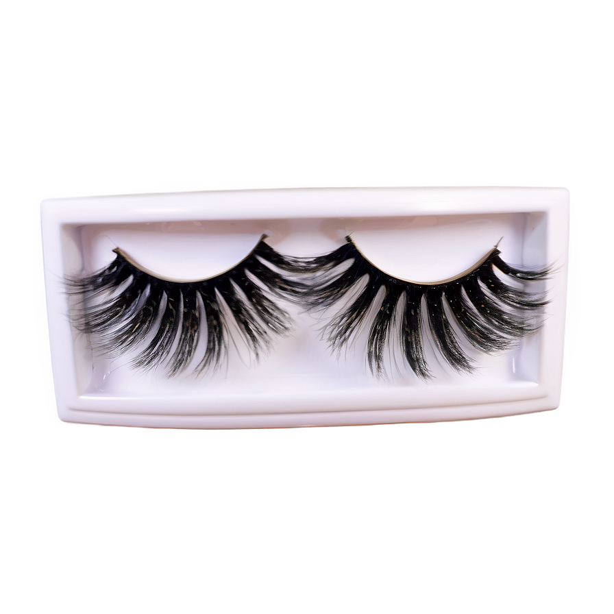 Handmade Human Hair Lashes Png 05252024