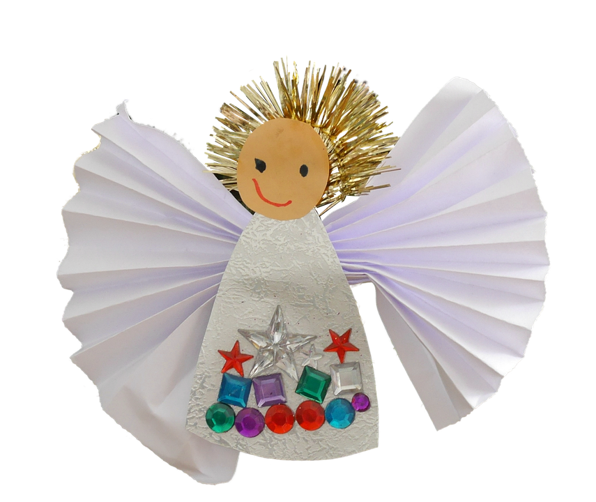 Handmade Paper Angel Decoration