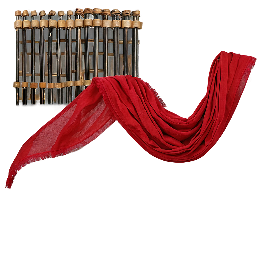 Handmade Red Scarf Png Rqm77