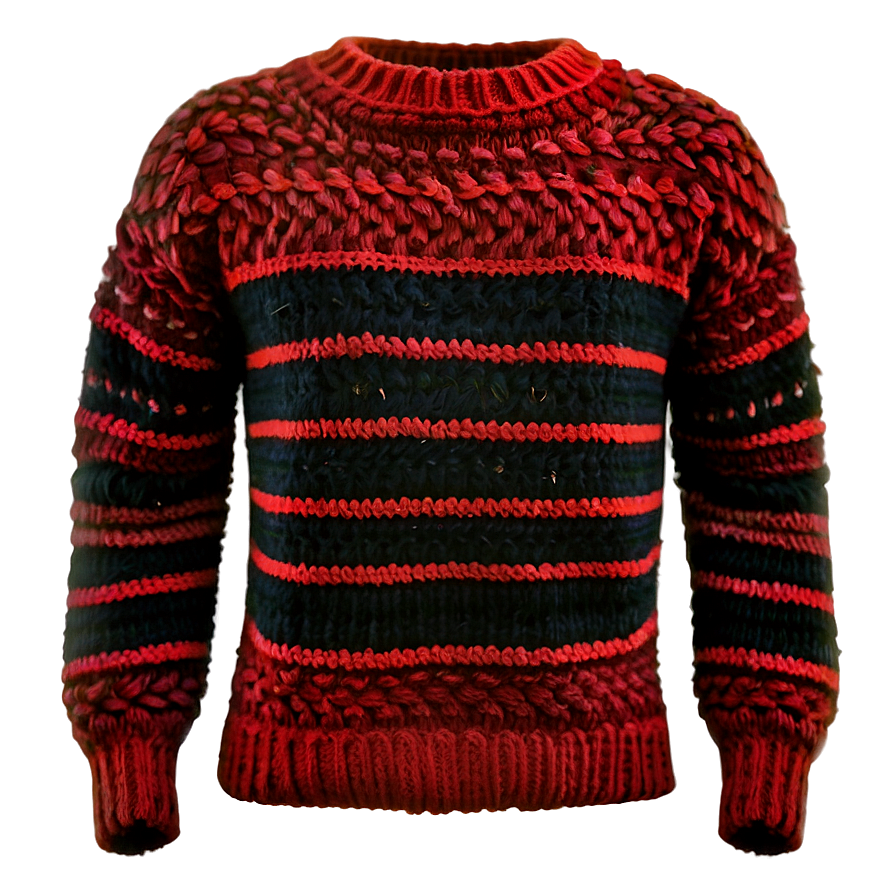 Handmade Red Sweather Png 06292024