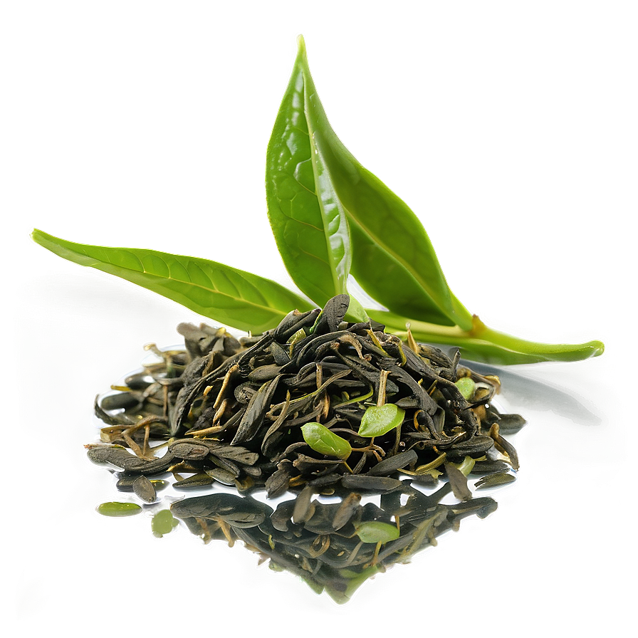 Handpicked Green Tea Leaves Png Tno