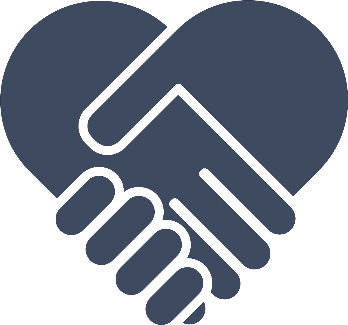 Handshake Heart Icon