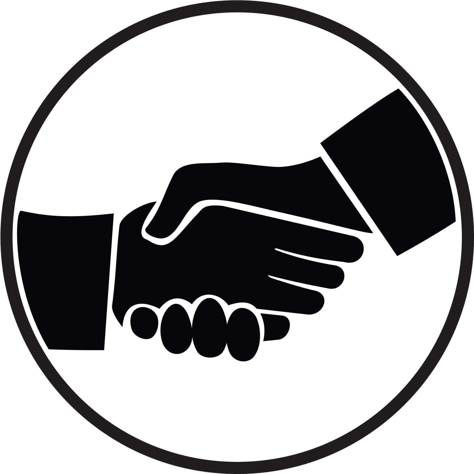 Handshake Symbol Graphic