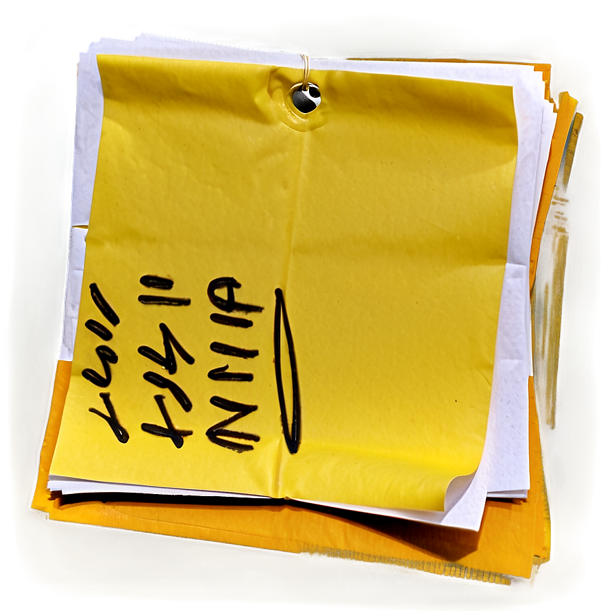 Handwritten Post It Png Bwe