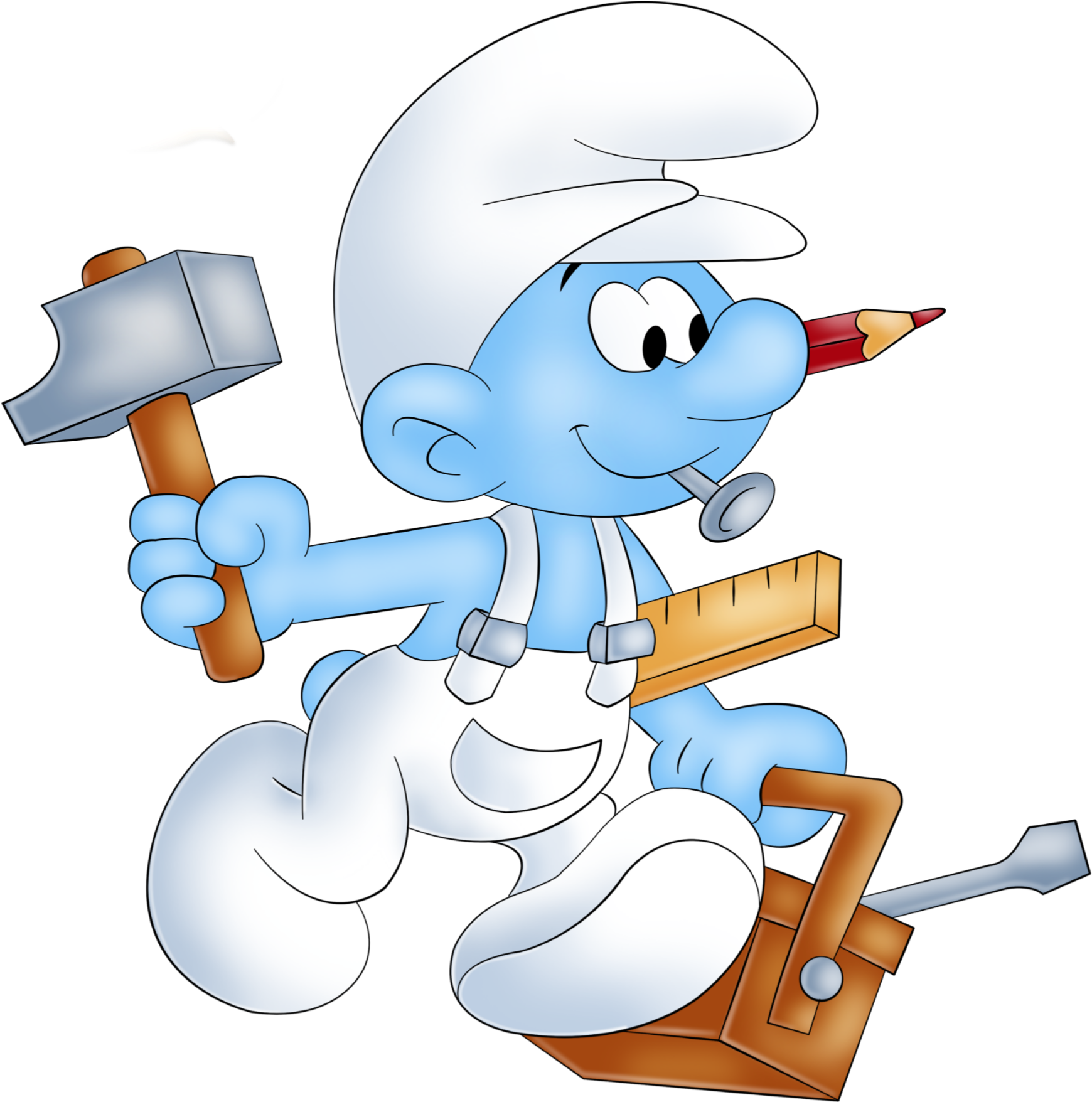 Handy Smurfwith Tools