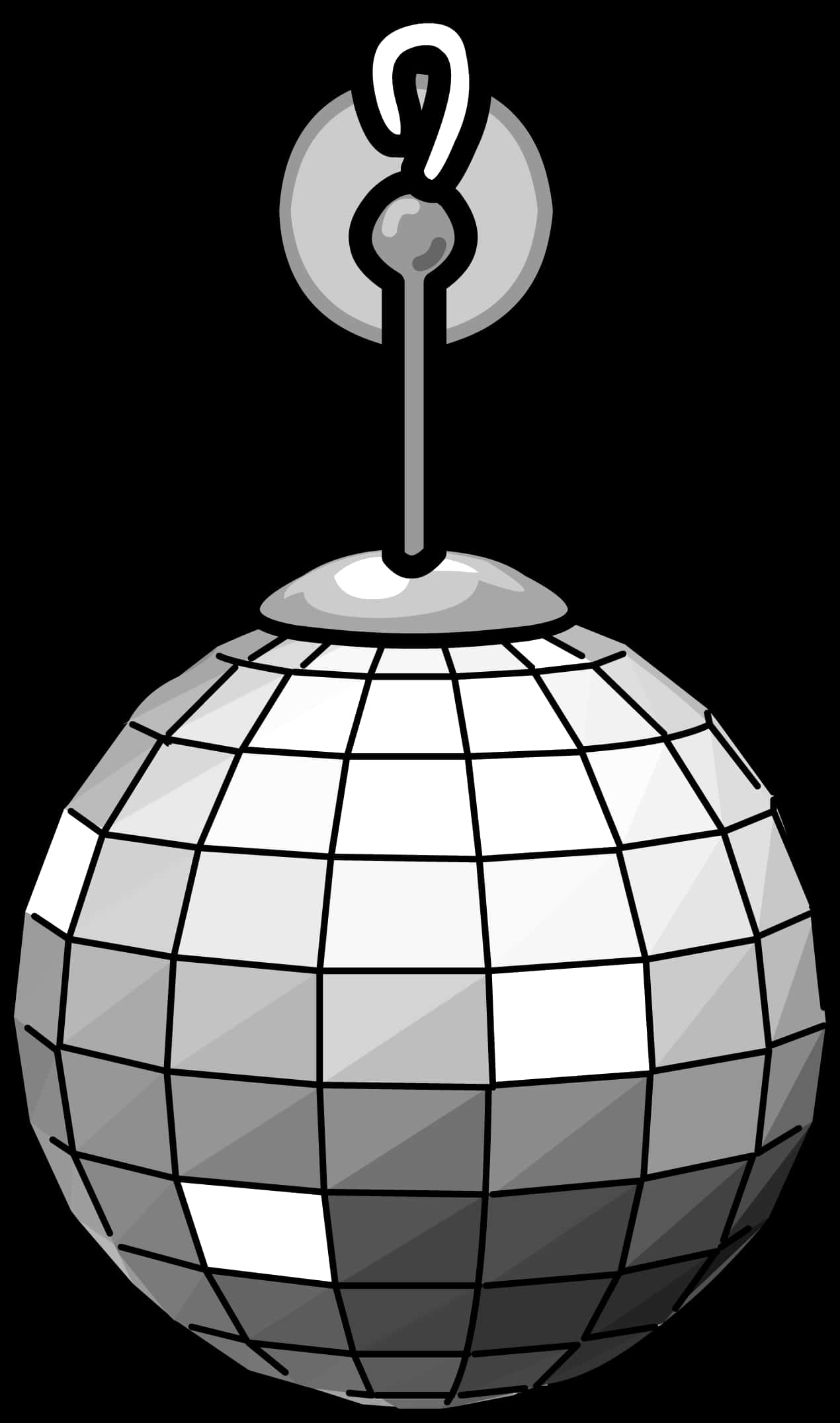 Hanging Disco Ball Vector