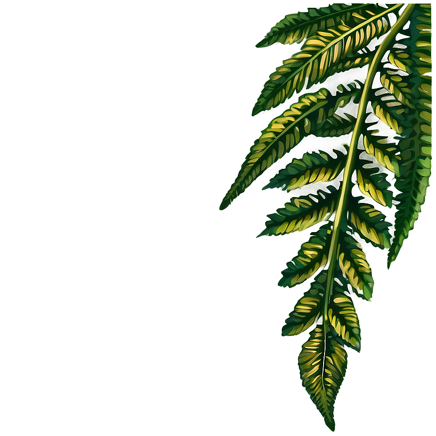 Hanging Fern Leaf Decoration Png 06282024