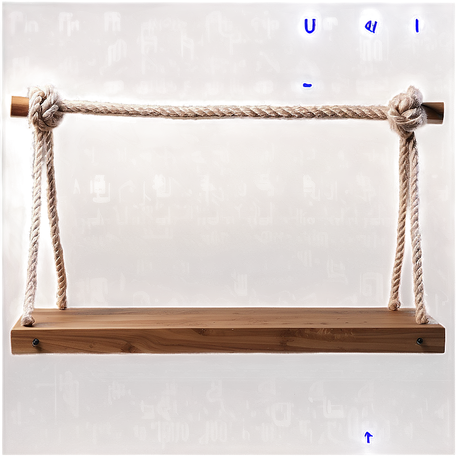 Hanging Rope Wall Shelf Png 96