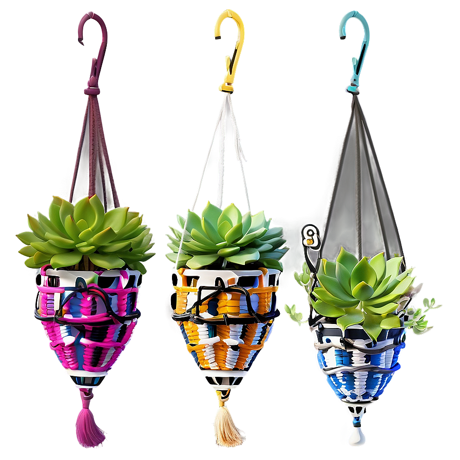 Hanging Succulent Baskets Png 06212024