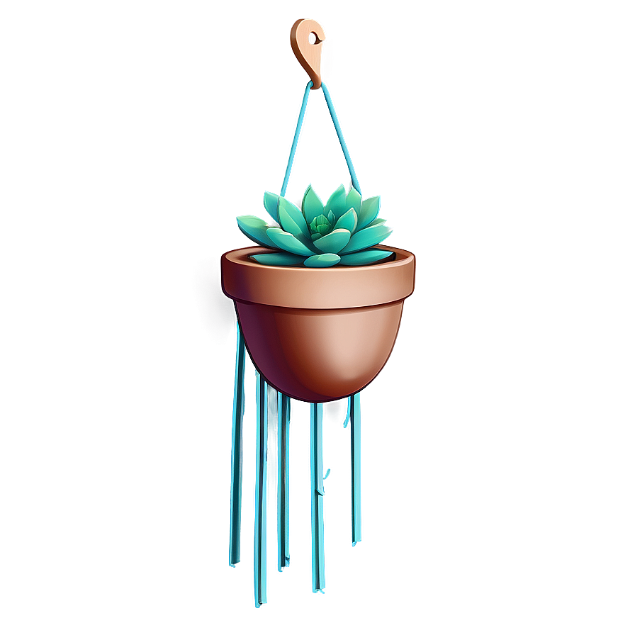 Hanging Succulent Png 05242024