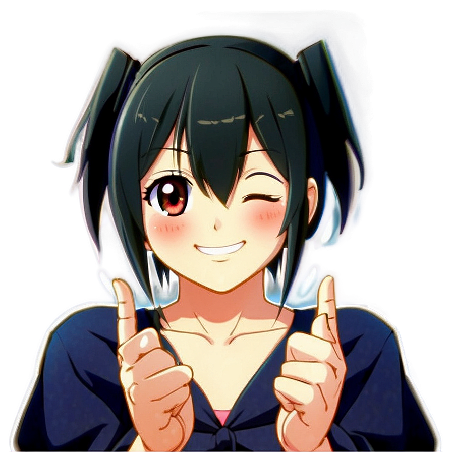 Happy Anime Blush Png Kqs93