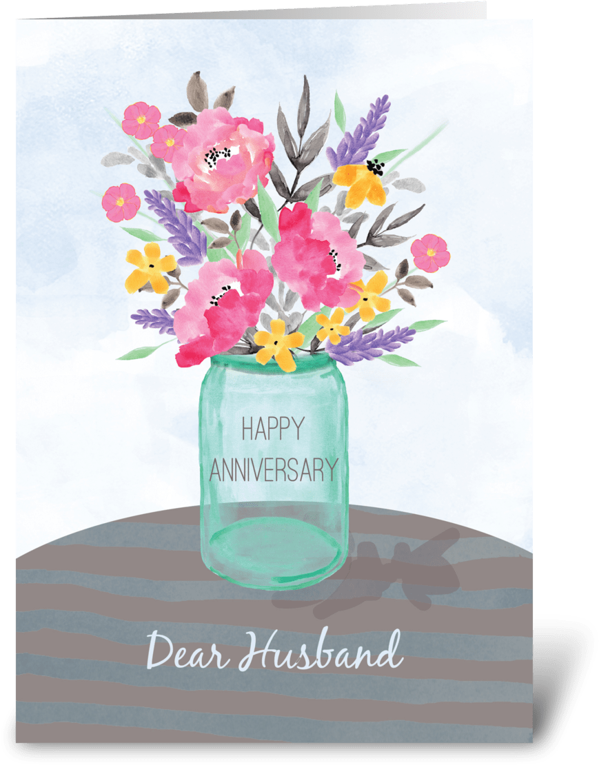 Happy Anniversary Husband Card