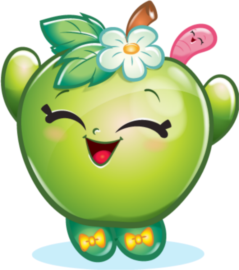 Happy Apple Shopkin Character